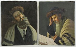 SZEWCZENKO, Konstantin. Pair of Oil on Canvas