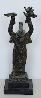 GROSS, Chaim. Bronze Sculpture "Isaiah".