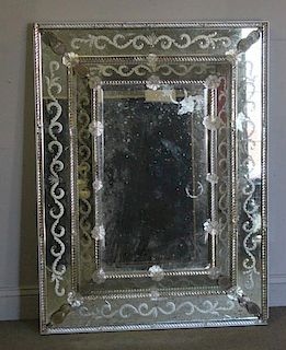 Antique Venetian Mirror.