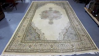 Finely Woven & Signed Handmade Roomsize Carpet.