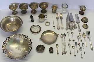 STERLING. Large Grouping of Assorted Silver.