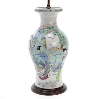Chinese porcelain vase with Meiren decoration