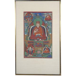 Tibetan School, Thangka painting