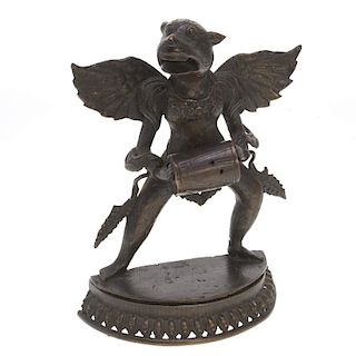 Himalayan bronze figure of an unusual Deity