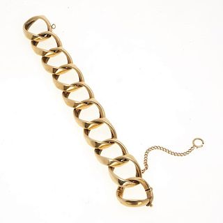 Cartier 18k gold open link chain bracelet