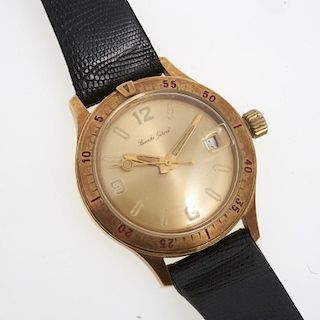 Bueche-Girod 18k gold gentleman's wristwatch