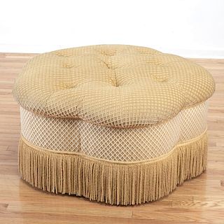 Turkish Revival style upholstered ottoman