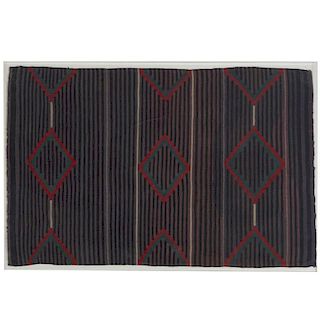 Navajo wool Moki pattern blanket