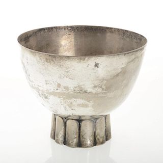 KEM Weber silver plated modernist bowl