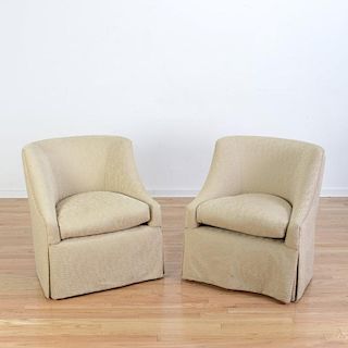 Pair J. Robert Scott "Garbo" lounge chairs