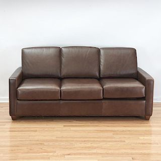 J.M. Frank style leather sofa