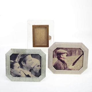(3) Jean Michel Frank and Deco picture frames