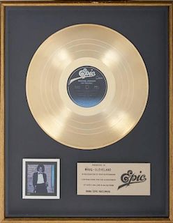 MICHAEL JACKSON "GOLD" IN-HOUSE RECORD AWARD