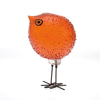 Alessandro Pianon for Vistosi glass bird sculpture