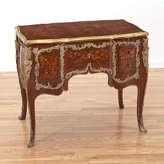 Louis XV style ormolu mounted marquetry dressing