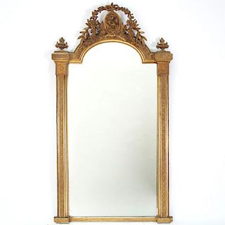 Napoleon III giltwood pier mirror