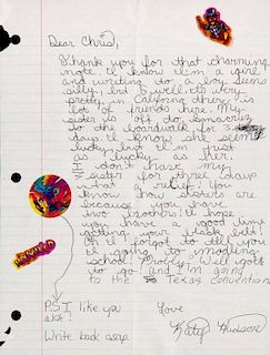 KATY PERRY EARLY LOVE LETTER
