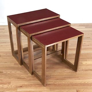 Set (3) Mid-Century designer nesting tables