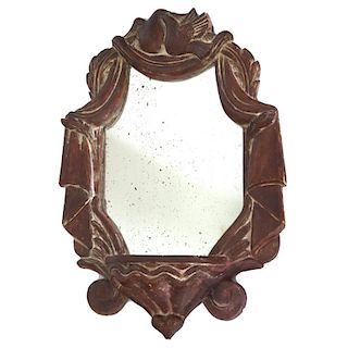 Tita Terisse Art Deco tinted plaster mirror