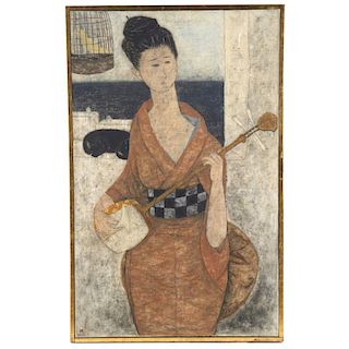 Fumiko Matsuda, large painting