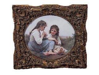 A Carved Giltwood Frame 28 x 32 1/4 inches.