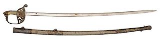 Model 1860 Republic of Mexico Cavalry Staff Officer's Sword Dated 1909 