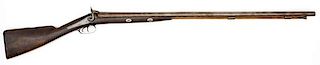 Double-Barrel Percussion Shotgun with Bayonet Lug, Possibly Confederate 