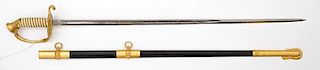 Model 1872 U.S. Navy Officer's Sword and Scabbard 