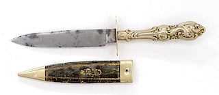 English Cutlery Hilt Bowie Knife by Nickolson 