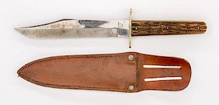 Late English Bowie Knife by Wade and Butcher 
