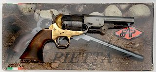 F. LLI Pietta Reproduction of A Colt 1851 Navy Sheriff Model Black Powder Revolver 