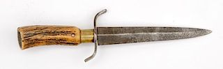 19th Century German Hirschfanger Dagger 