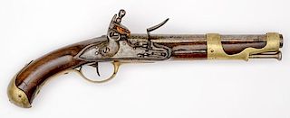 French Military Flintlock Pistol 