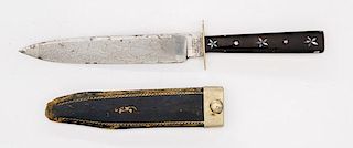 Lingard Sheffield Knife with Etched Blade 