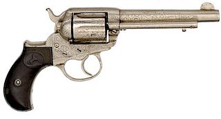 Likely Factory Engraved Colt Model 1877 Thunderer Revolver 