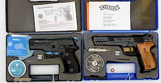 Lot of Two Air Pistols by Walther and RWS 