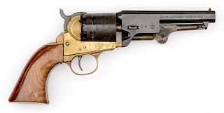Italian Reproduction of a Colt Navy Sheriff Model 1851 Blackpowder Revolver 
