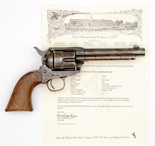 Colt Single Action Army Revolver Marked Browning Bros., Ogden, U.T. 