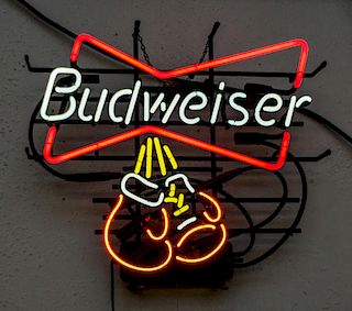 Blue Horizon Budweiser Branded Concessions Stand Neon Sign