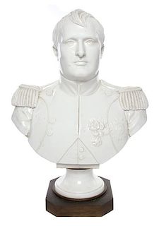 A Sevres Porcelain Bust Height 25 inches.