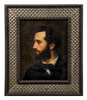 * Artist Unknown, (Continental, 19th Century), Profile of a Man