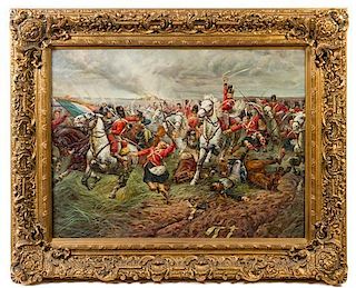 Artist Unknown, (20th Century), The Battle of Waterloo