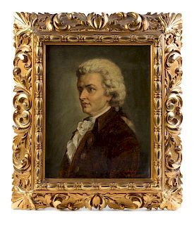 Artist Unknown, (Continental, 19th Century), Portrait of Wolfgang Amadeus Mozart