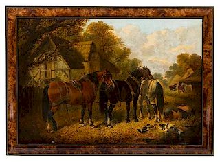 John Herring the Elder, (British, 1771-1851), Bridled Horses