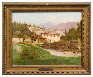 H. Reis, (19th Century), Down by the Mill