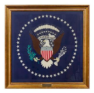 * An American Presidential Presentation Flag Height overall 45 x width 45 inches.