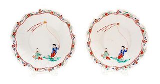 Two Kakiemon Porcelain Plates Diameter 6 1/4 inches each.