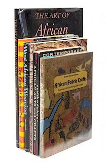 * Six Books Pertaining to African Textiles & Decorative Arts