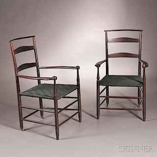 Pair of "No. 7" Shaker Armchairs