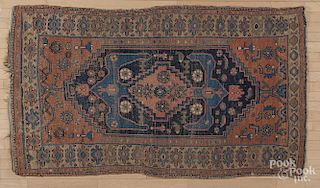 Hamadan carpet, early 20th c., 6'5'' x 3'7''.